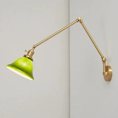 LumiClassique – Lampe murale en verre à bras pivotant vintage - Rynova