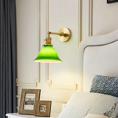 LumiClassique – Lampe murale en verre à bras pivotant vintage - Rynova