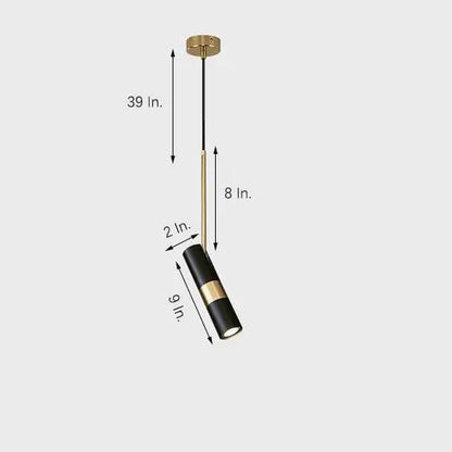 NordLumière - Lampe Suspendue LED Métallique au Design Nordic - Rynova
