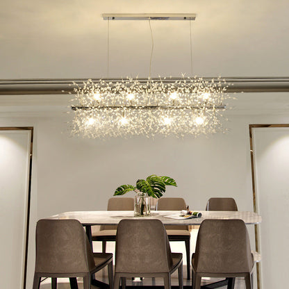 LunaBrillante - Suspension LED Design Métal Blanc & Doré pour une Ambiance Raffinée - Rynova