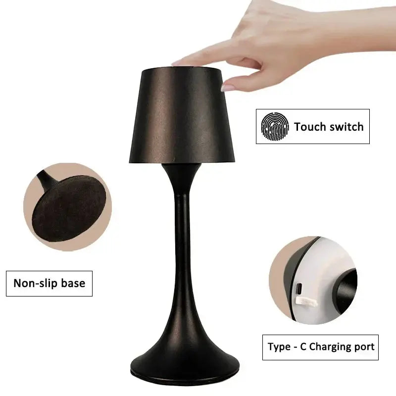 LumiÉtoile - Lampe de Table Nocturne Portable - Rynova