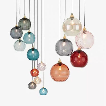 LumièreVerre – Suspension lumineuse en verre sphérique - Rynova
