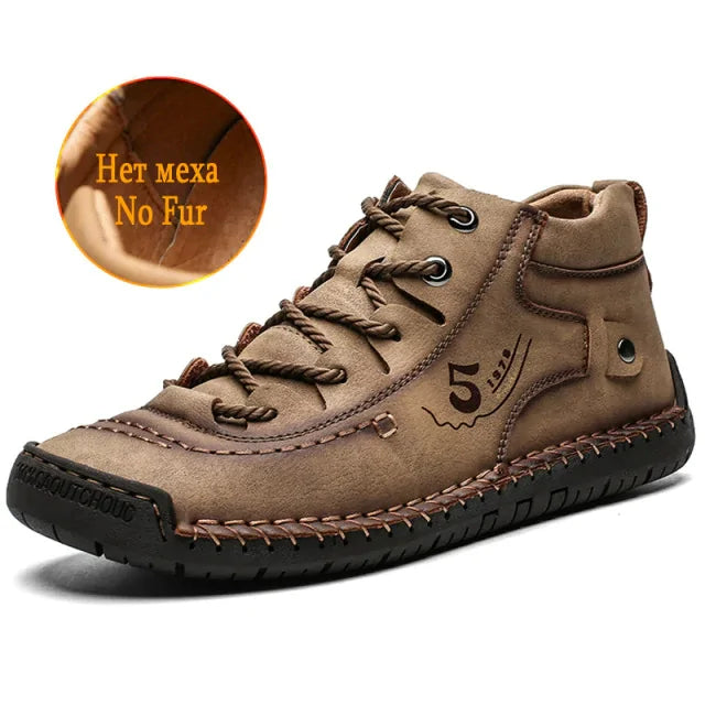 Bottes en cuir véritable EliteWalk | Chaussures élégantes et durables - Rynova
