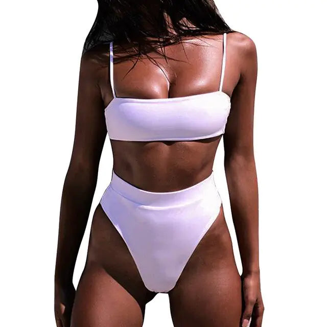 AquaCharm - Ensemble de bikini à côtes brésiliennes - Rynova