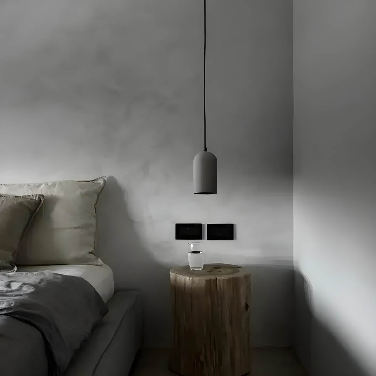 BétonÉlégant – Lampe suspendue en béton pour une touche industrielle moderne - Rynova