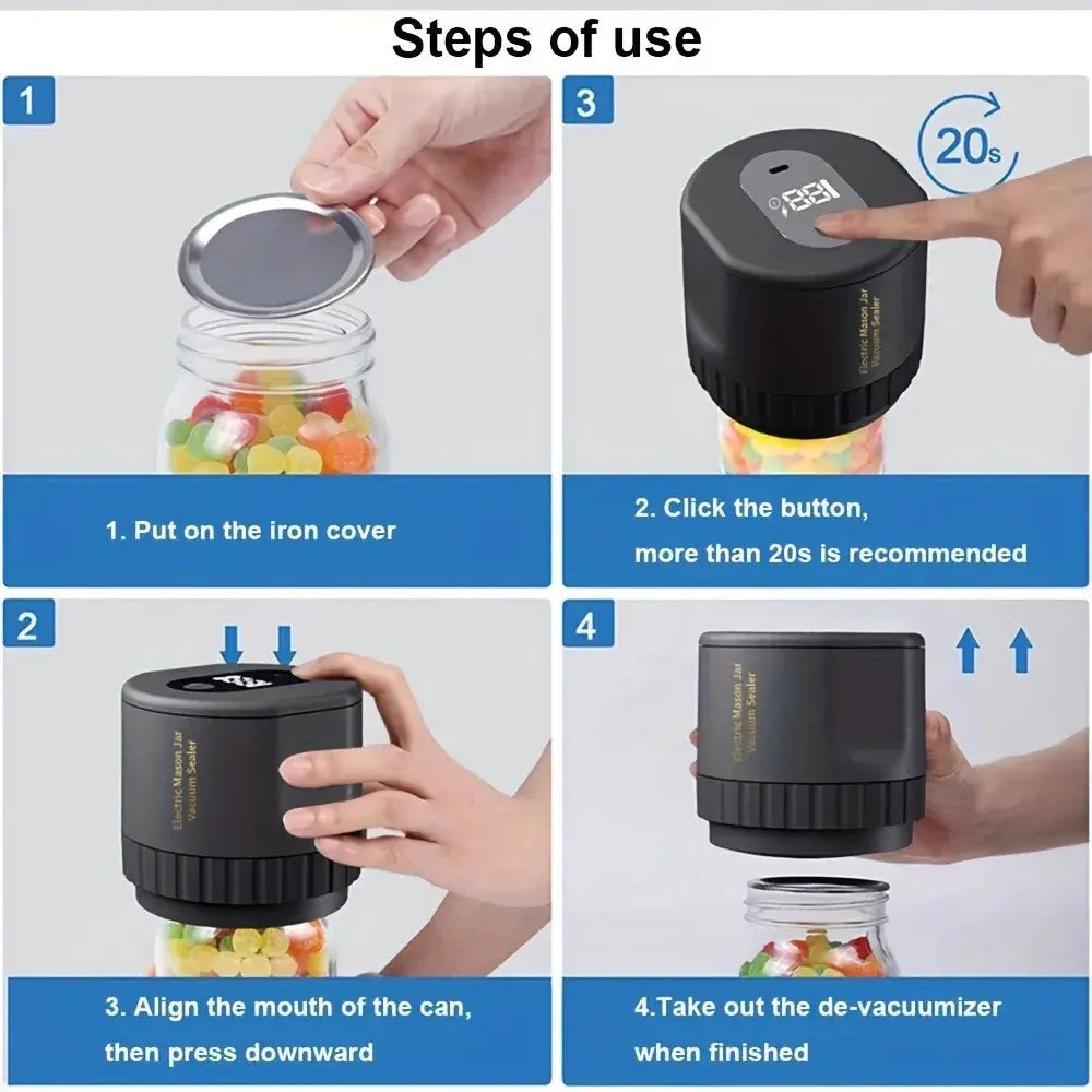 Scelleuse Sous Vide Électrique pour Bocaux Mason - Rynova