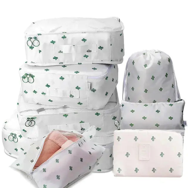 OrganisateurVoyage - Ensemble de 8 Sacs de Voyage Grande Capacité - Rynova