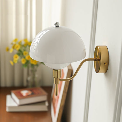 Lampe Murale Lumière de Champignon Crème – Élégance Enchantée pour Votre Décor Intérieur - Rynova