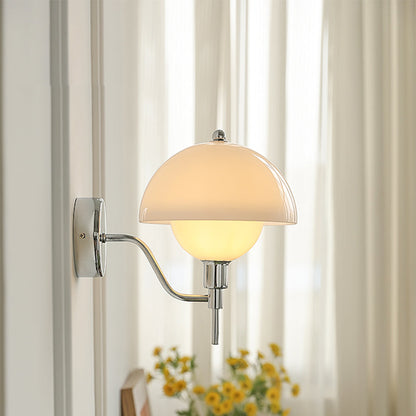 Lampe Murale Lumière de Champignon Crème – Élégance Enchantée pour Votre Décor Intérieur - Rynova
