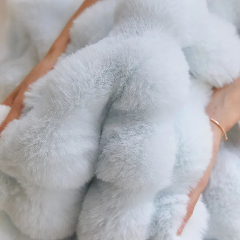 Cocoon Luxe - Couverture en polaire double couche ultra douce - Rynova