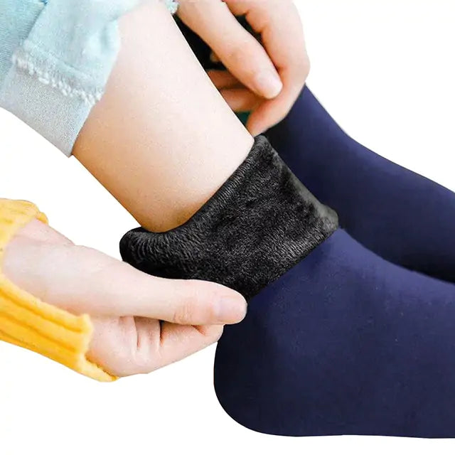 VeloursChaud - Chaussettes Thermiques de Luxe - Rynova