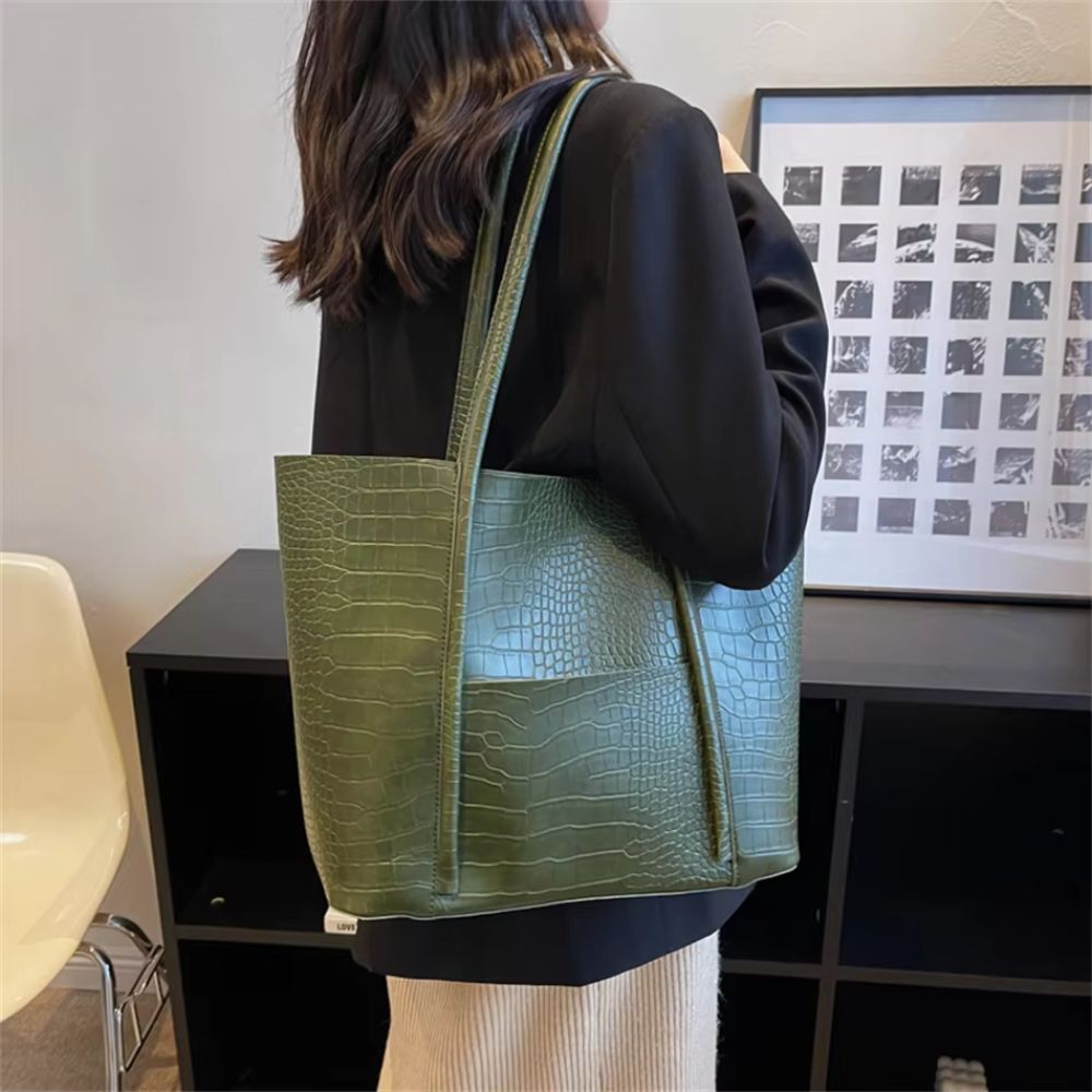 Sac Cabas Vintage Élégance Cuirtage – Grand Sac en Cuir PU pour un Style Intemporel - Rynova