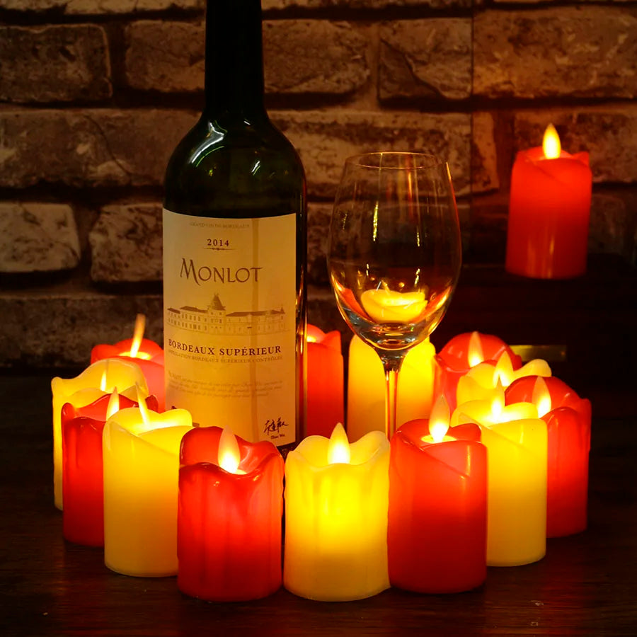 LumiCélébration – Bougies LED Sans Flamme pour Fêtes et Anniversaires - Rynova
