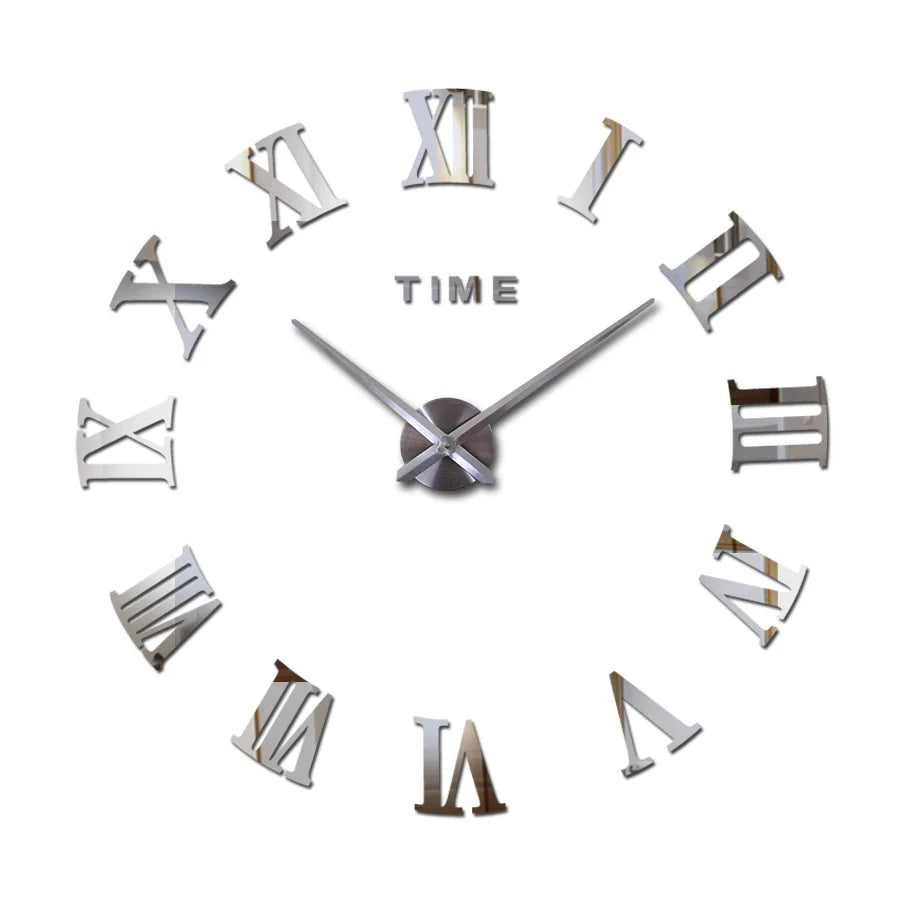 Horloge DecoVision – Horloge Murale 3D avec Effet Miroir pour Salon - Rynova