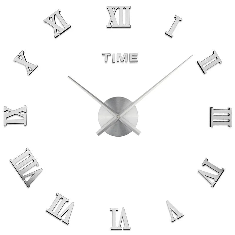 Horloge DecoVision – Horloge Murale 3D avec Effet Miroir pour Salon - Rynova