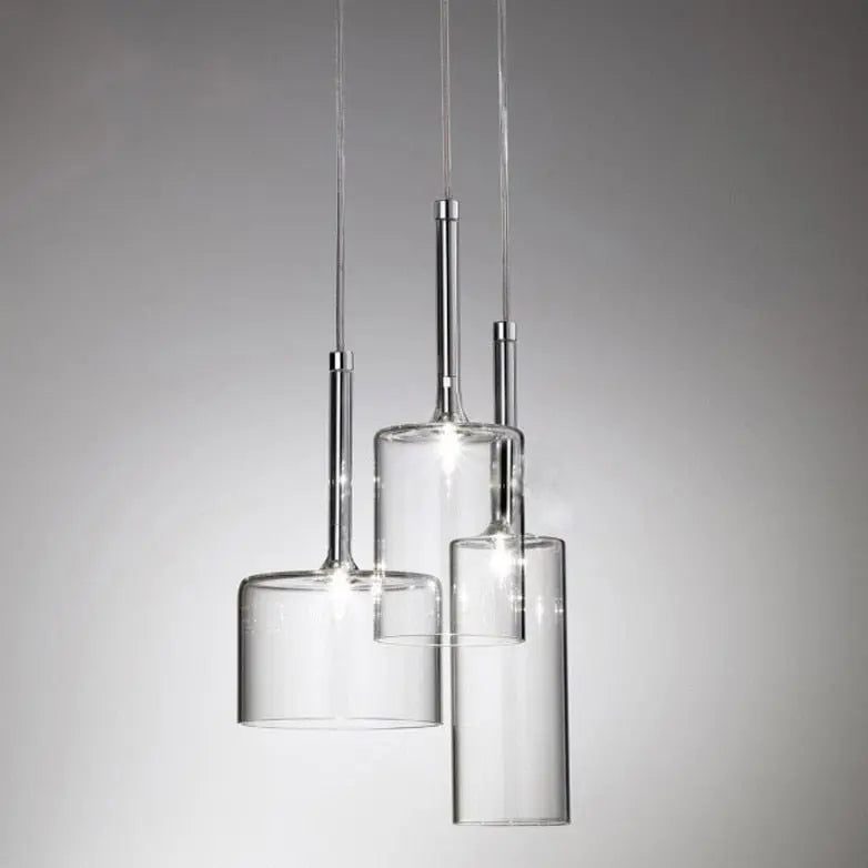 LuminVerre - Suspension en Verre Moderne pour Salle à Manger - Rynova