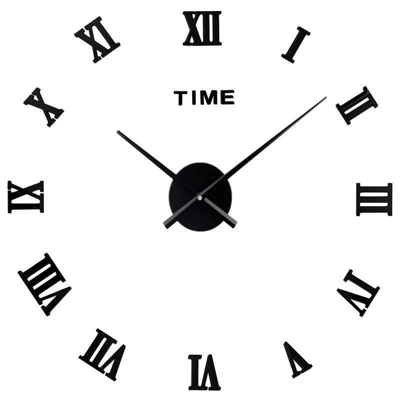 Horloge DecoVision – Horloge Murale 3D avec Effet Miroir pour Salon - Rynova