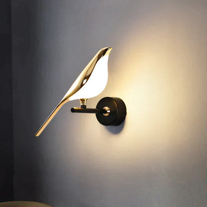 OiseauLumière - Applique Murale Moderne en Forme d'Oiseau - Rynova