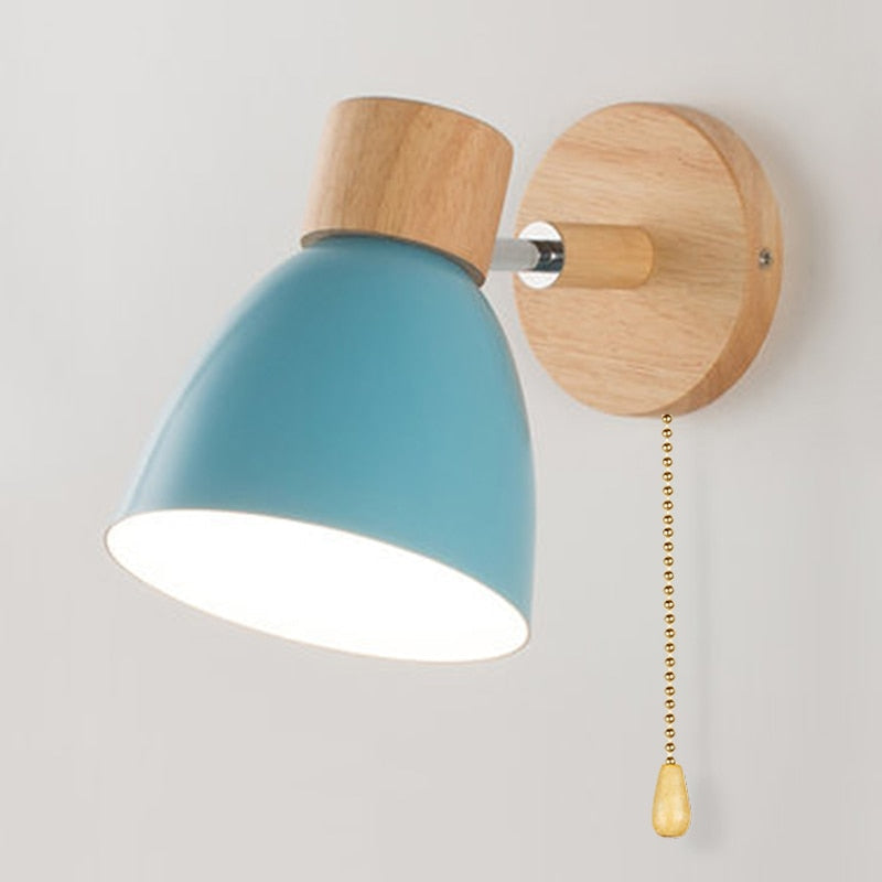 ÉclatBois - Applique Murale Suspendue en Bois Naturel Scandinave - Rynova