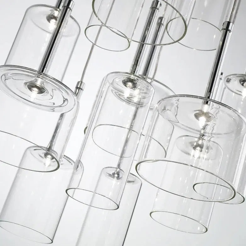 LuminVerre - Suspension en Verre Moderne pour Salle à Manger - Rynova