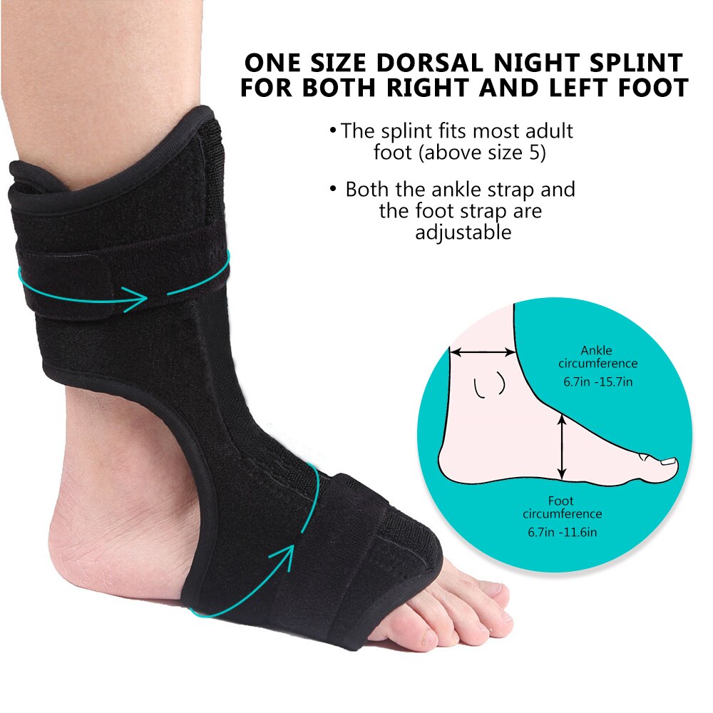 Attelle de Nuit pour Fasciite Plantaire – Soulagement Douleur Talon et Confort Ergonomique - Rynova