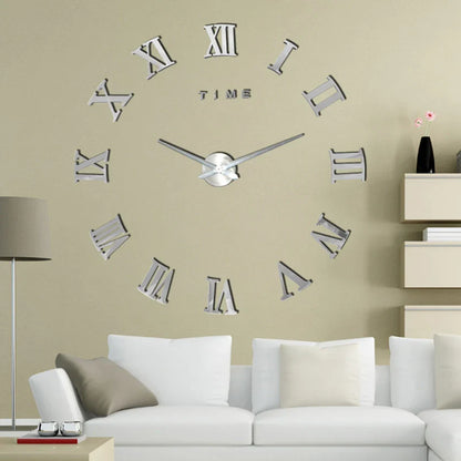 Horloge DecoVision – Horloge Murale 3D avec Effet Miroir pour Salon - Rynova
