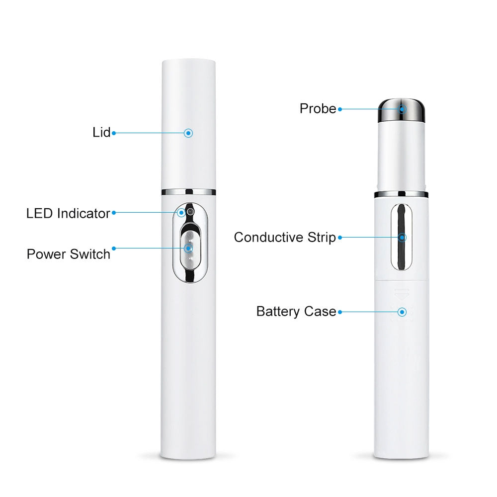 LumiSkin - Stylo Laser à Lumière Bleue pour Traitement Ciblé - Rynova