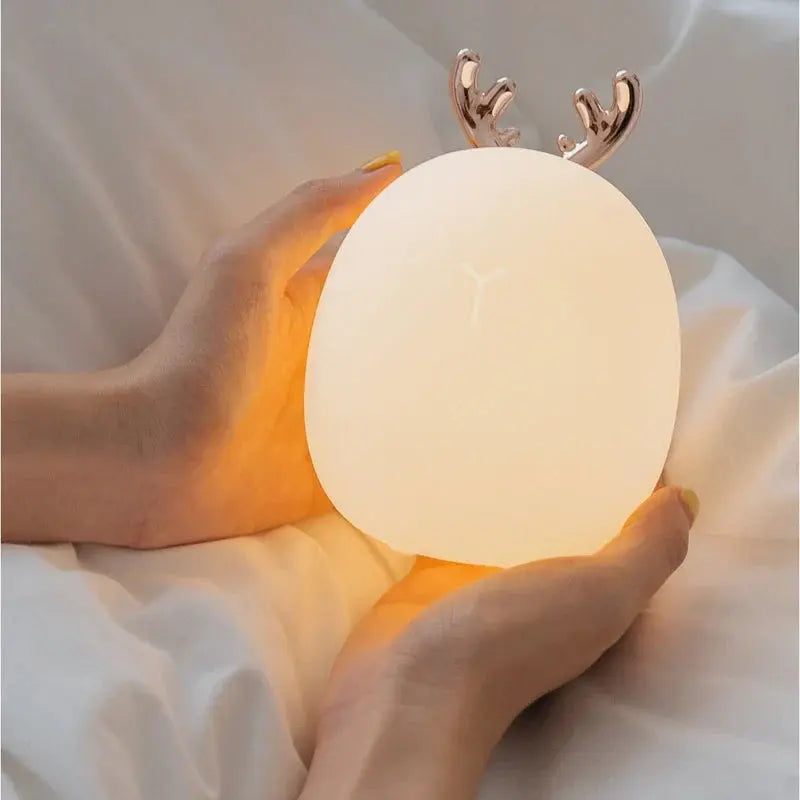 Petits Animaux Lumineux - Lampe de Nuit USB Rechargeable - Rynova