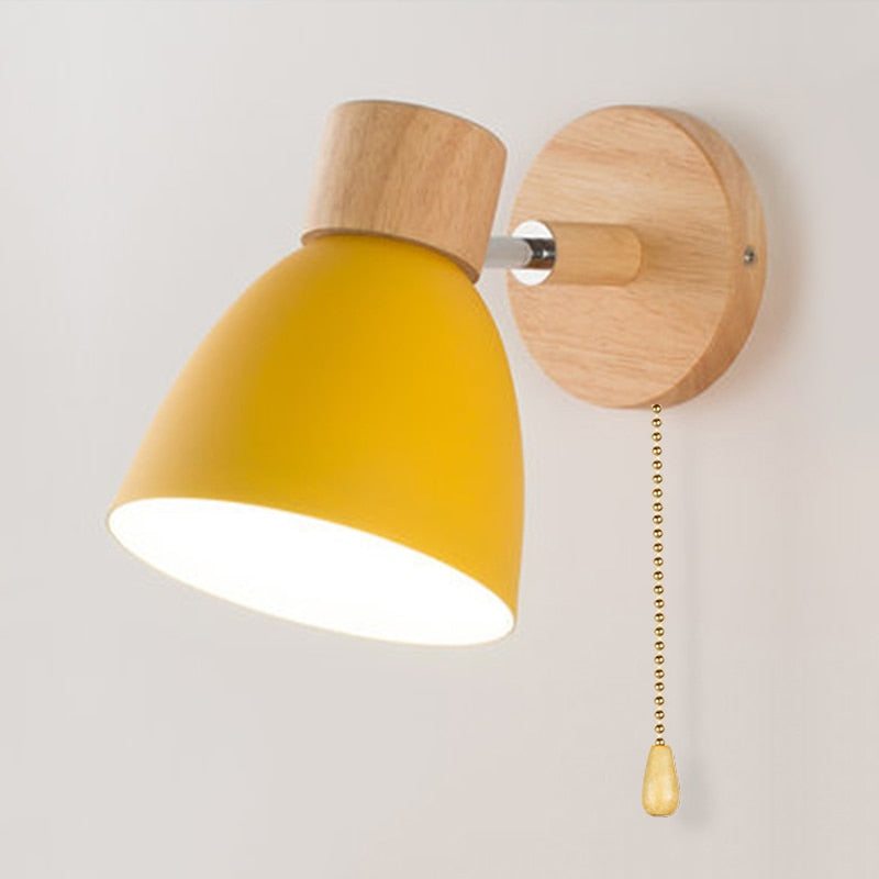 ÉclatBois - Applique Murale Suspendue en Bois Naturel Scandinave - Rynova