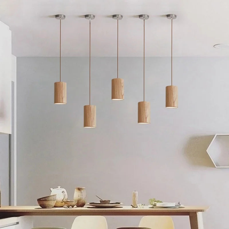 Luminaire Éclat Naturel - Suspension en Bois Scandinave - Rynova