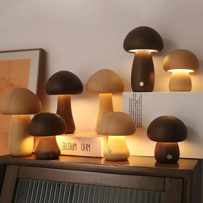 LuminaFungi - Lampe de Table Style Champignon Élégante - Rynova
