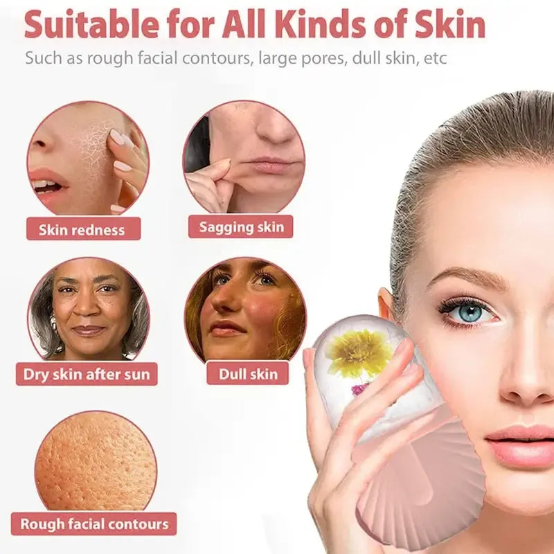 LumiRouler - Rouleau de Glace pour Soin du Visage - Rynova