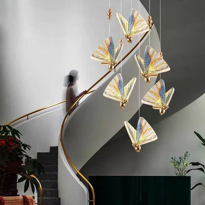 PapillonLumineux – Lampe Suspendue Élégante en Forme de Papillon - Rynova