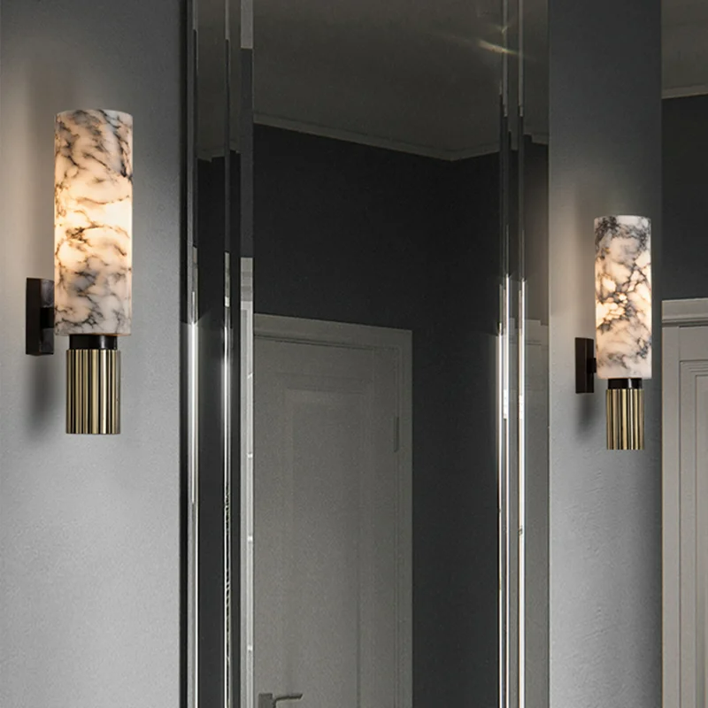 MarbleLux - Applique Murale en Marbre pour un Éclairage Élégant - Rynova