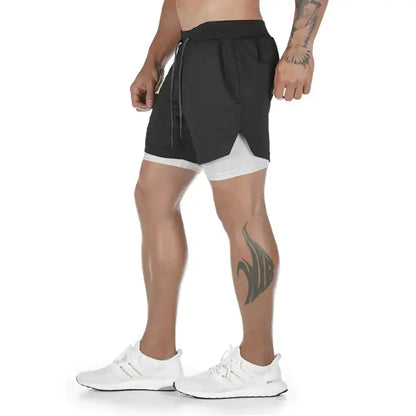 FlexiRun - Short de Compression Double-Couche pour le Jogging - Rynova