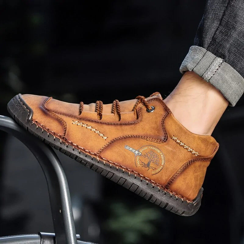 Bottes en cuir véritable EliteWalk | Chaussures élégantes et durables - Rynova