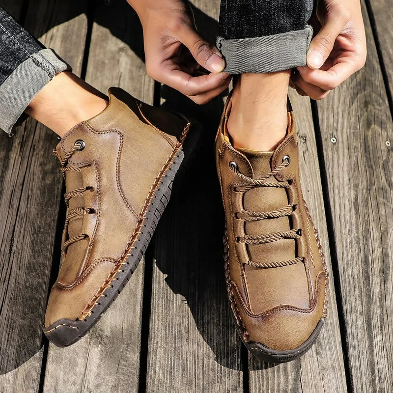 Bottes en cuir véritable EliteWalk | Chaussures élégantes et durables - Rynova