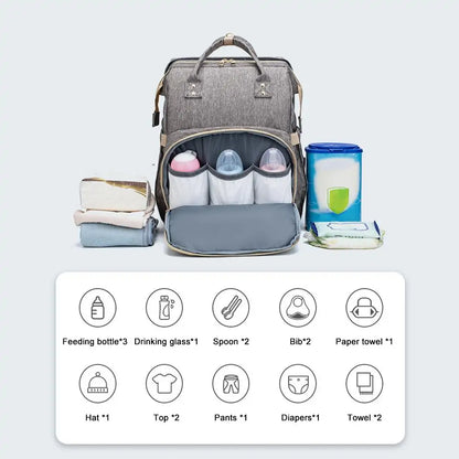 BébéNid - Sac de Lit pour Bébé Convertible et Léger avec Matelas Portable - Rynova