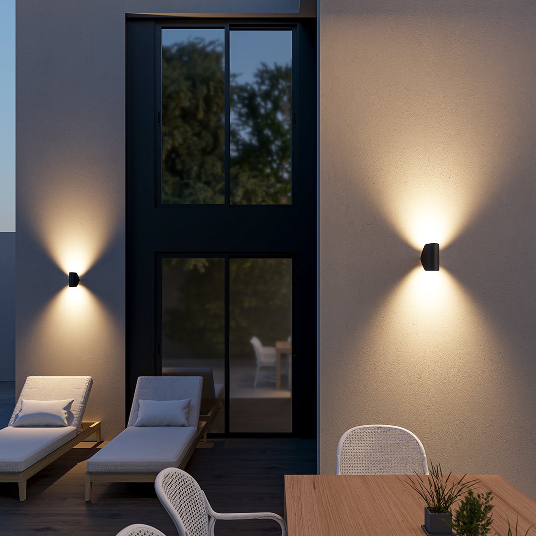 LumiStella - Applique LED Extérieure avec Éclairage Chaud - Rynova