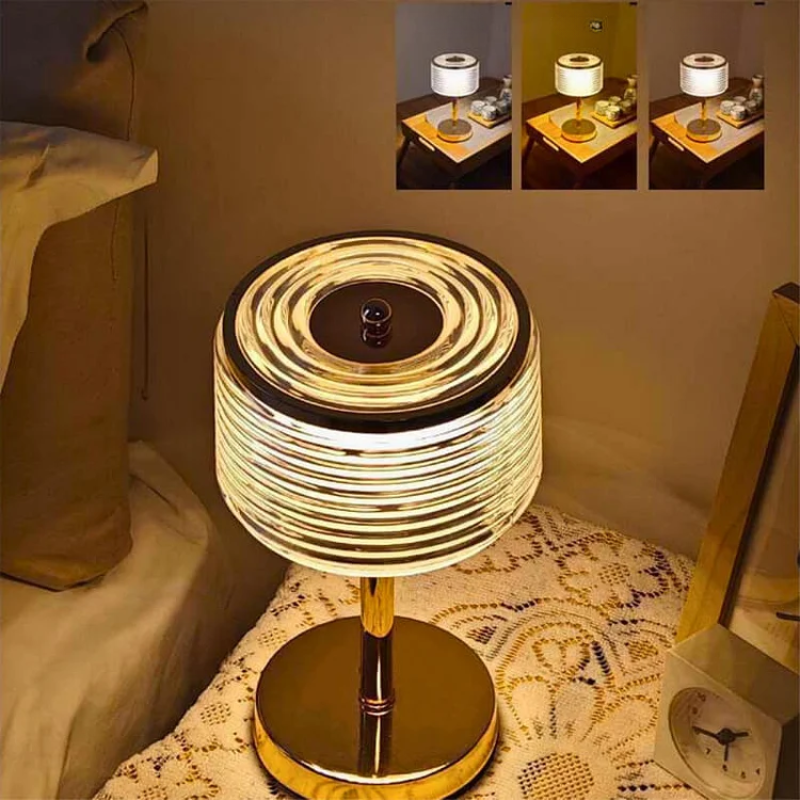 LumiCercle – Lampe de table LED design en forme d'anneau - Rynova