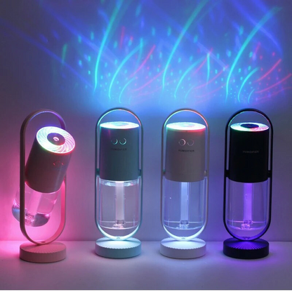 LumiGlow - Lampe LED Rotative à 360° avec USB et Fonction Hydratation - Rynova