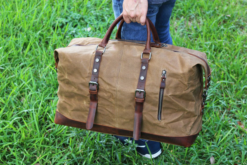 Sac de Voyage Waxé Héritage – Grand Sac Duffle pour Homme - Rynova