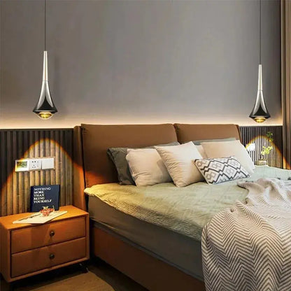 LumiAura - Suspension Design en Argenté - Rynova