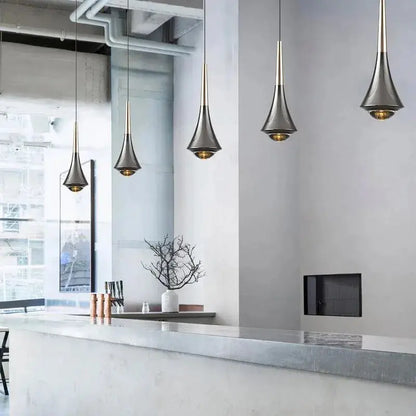 LumiAura - Suspension Design en Argenté - Rynova
