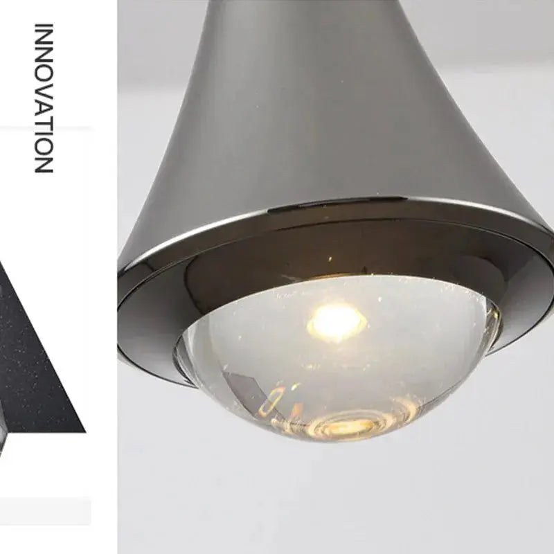 LumiAura - Suspension Design en Argenté - Rynova