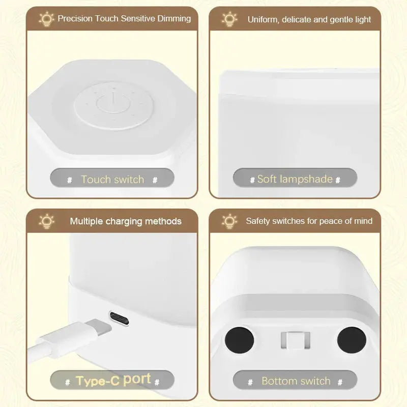 GlowTouch - Lampe LED à activation tactile - Rynova