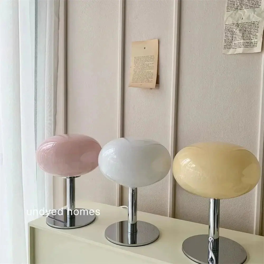 LumiPop - Lampe en Verre Design Lollypop Crème - Rynova