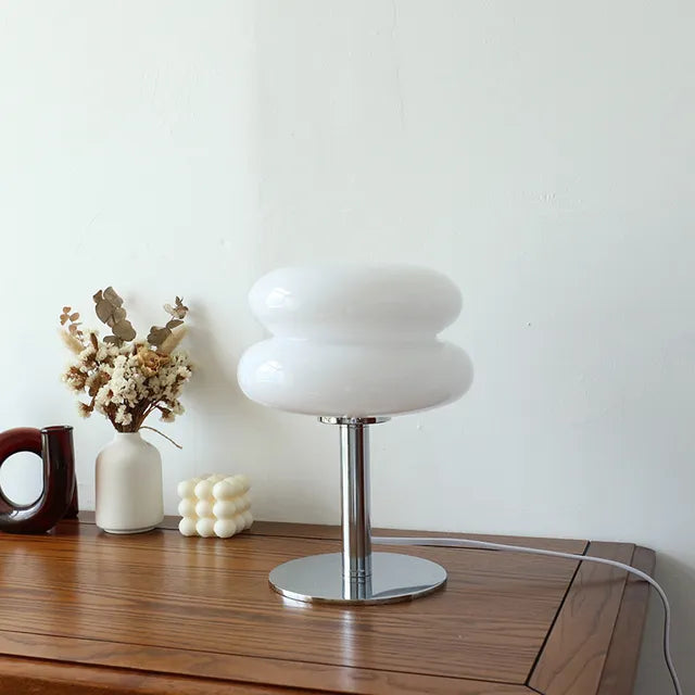 LumiMacaron - Lampe de Table en Verre Élégante et Colorée - Rynova