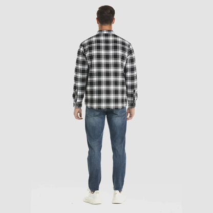 LuxeWear - Veste en flanelle chaude et élégante pour l'hiver - Rynova