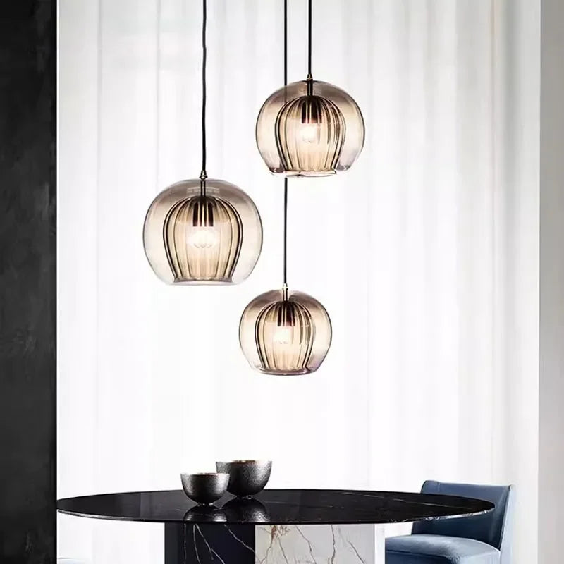 ÉléganceVerre - Luminaire Suspendu en Verre Moderne - Rynova